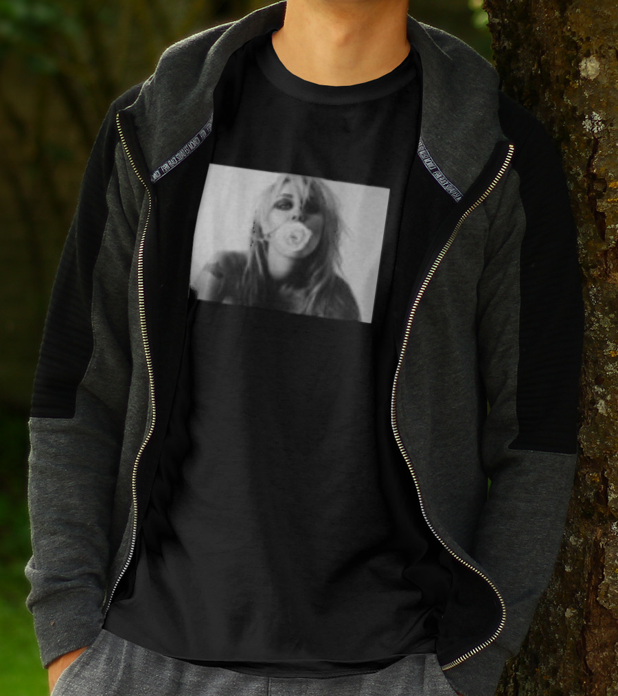 Miley Store Bass Persuades Black Bubblegum Pop T-Shirt