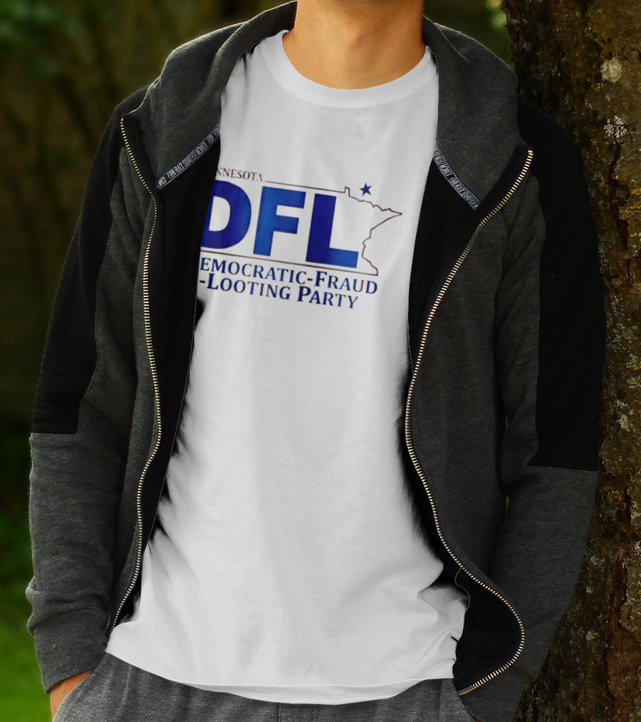 Minnesota DFL Democratic Fraud Looting Party Map Star T-Shirt