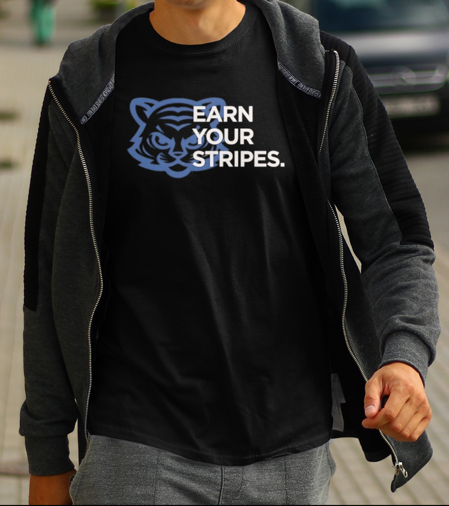Detroit Tigers Earn Your Stripes MLB T-Shirt