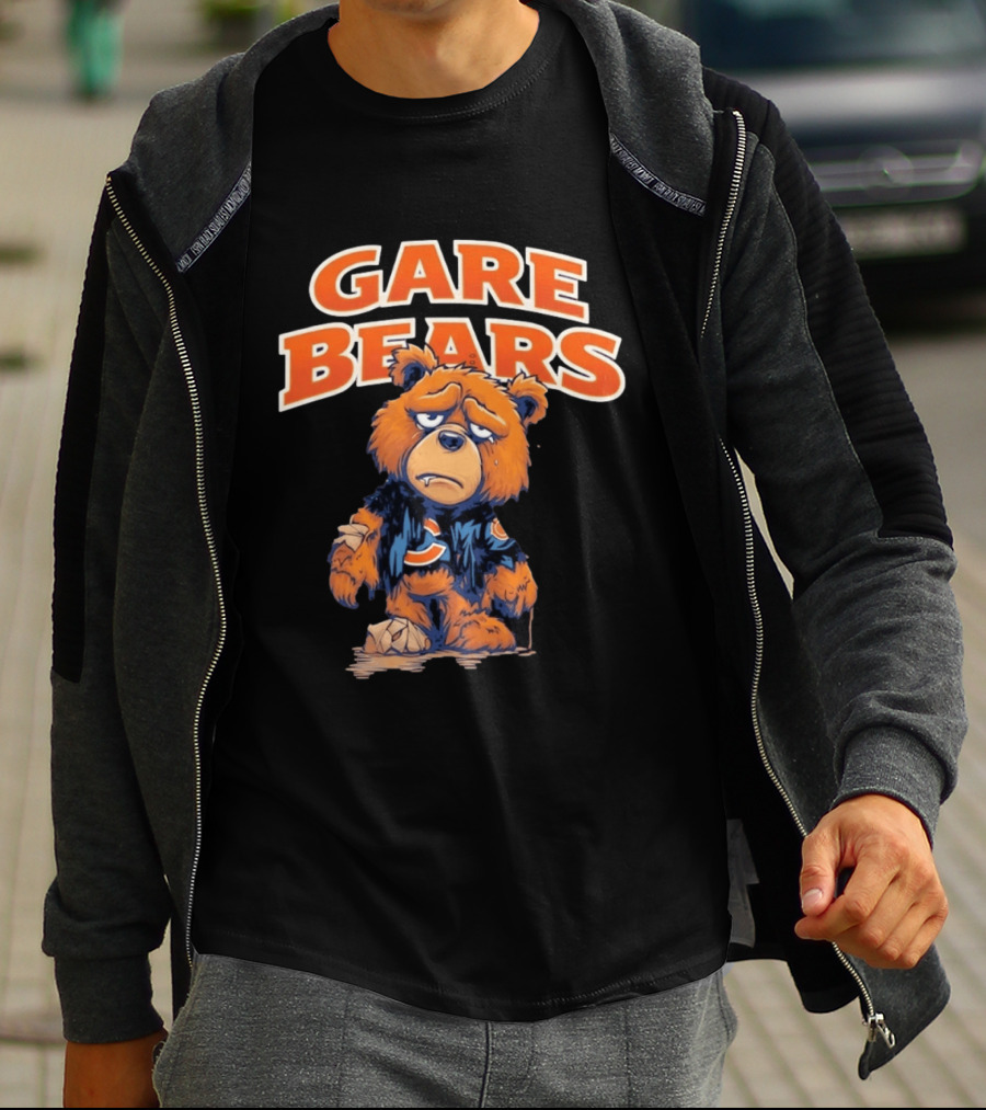Gare Bears Sad Bear Chicago Bears Football T-Shirt
