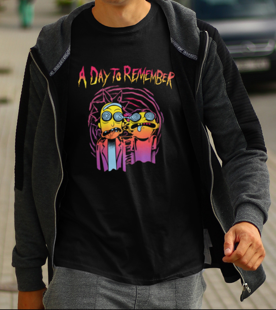 A Day To Remember Hypnotize Cartoon Characters Psychedelic T-Shirt