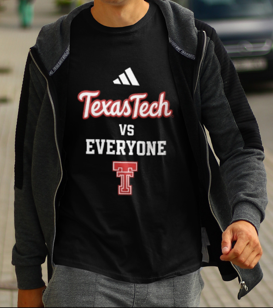 Texas Tech Vs Everyone Red Raiders Sports Rivalry Team Spirit T-Shirt