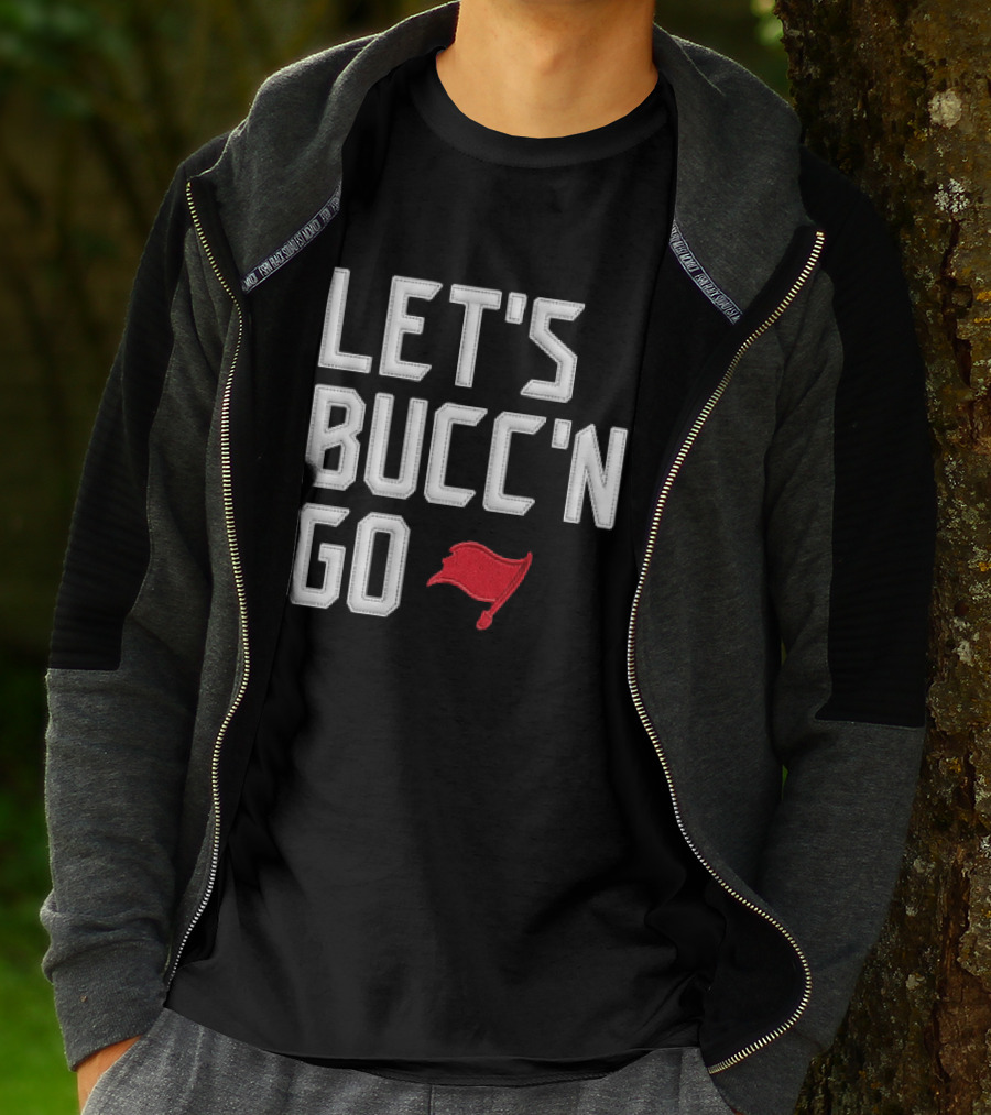 Let's Bucc'n Go Buccaneers Flag T-Shirt