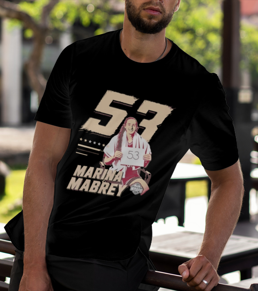 Marina Mabrey 53 Notre Dame Fighting Irish Basketball T-Shirt