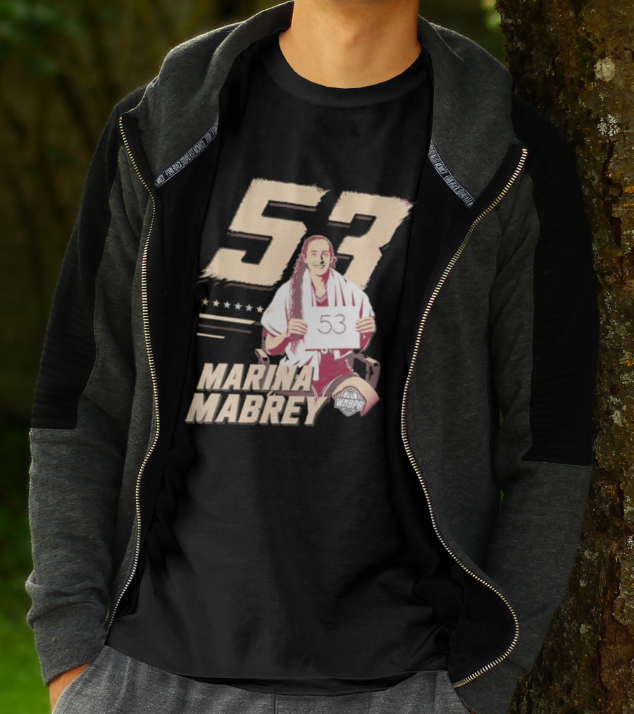 Marina Mabrey 53 Notre Dame Fighting Irish Basketball T-Shirt