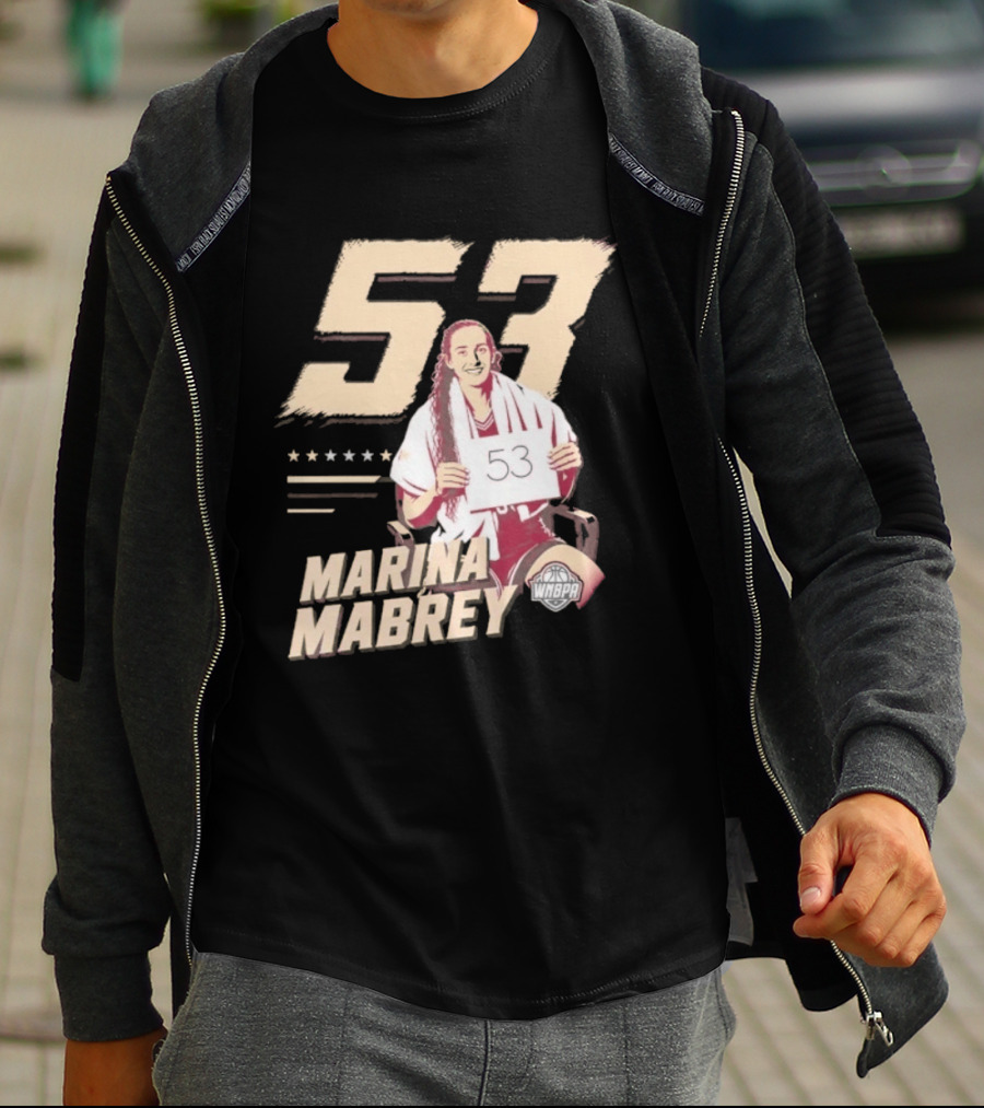Marina Mabrey 53 Notre Dame Fighting Irish Basketball T-Shirt