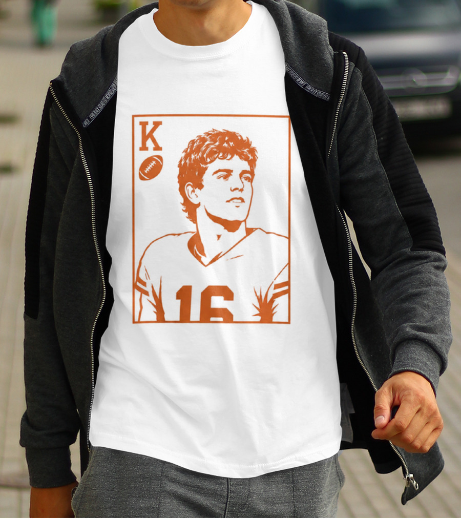 Arch Manning KO Football Card 16 T-Shirt