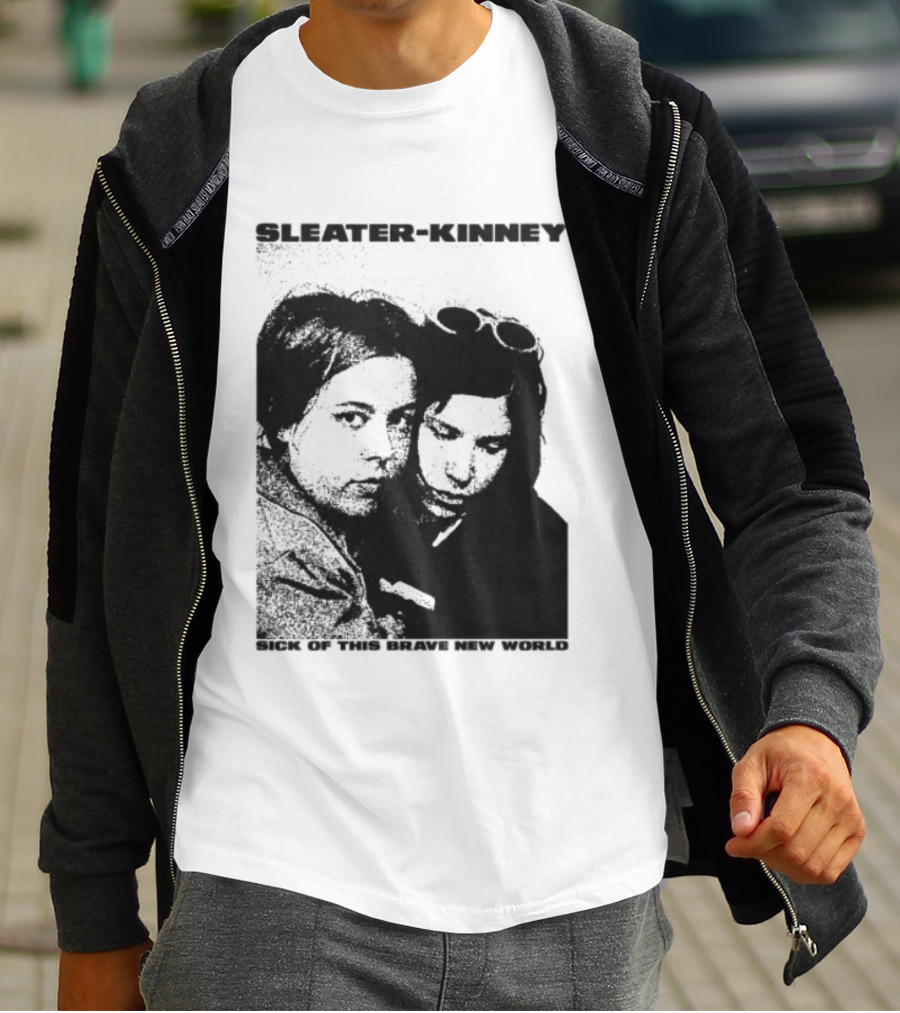 Enterthenight Gallery Store Sleater Kinney Sick Of This Brave New World T-Shirt