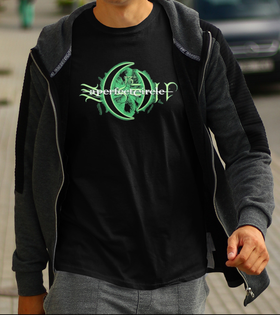 A Perfect Circle 13th Step Orestes Green Swirl T-Shirt