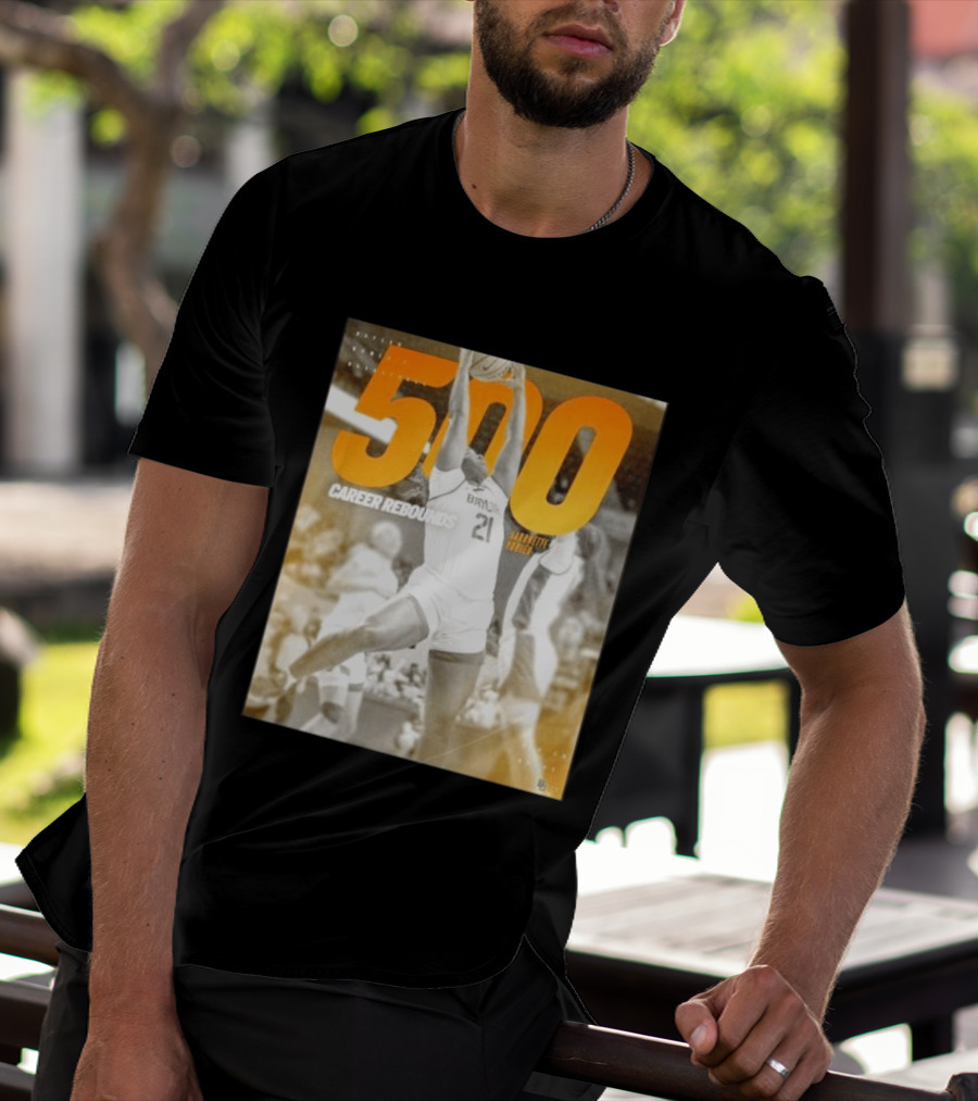 Baylor Bears Aaronette Vonleh 500 Career Rebounds T-Shirt