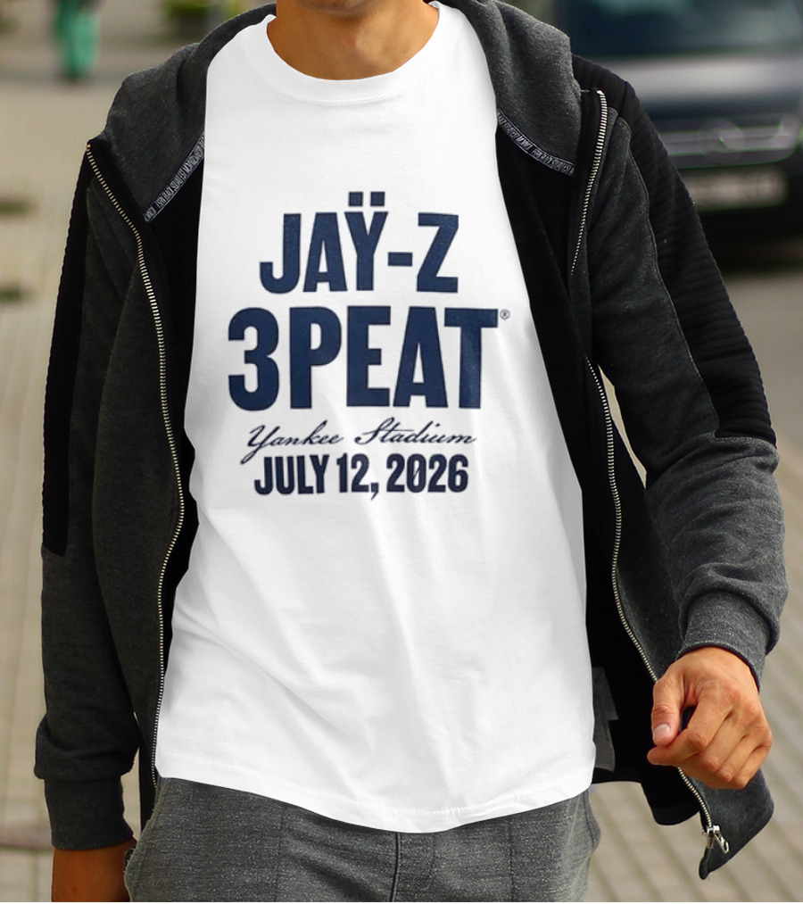 JAY Z 3PEAT Yankee Stadium July 12 2026 T-Shirt