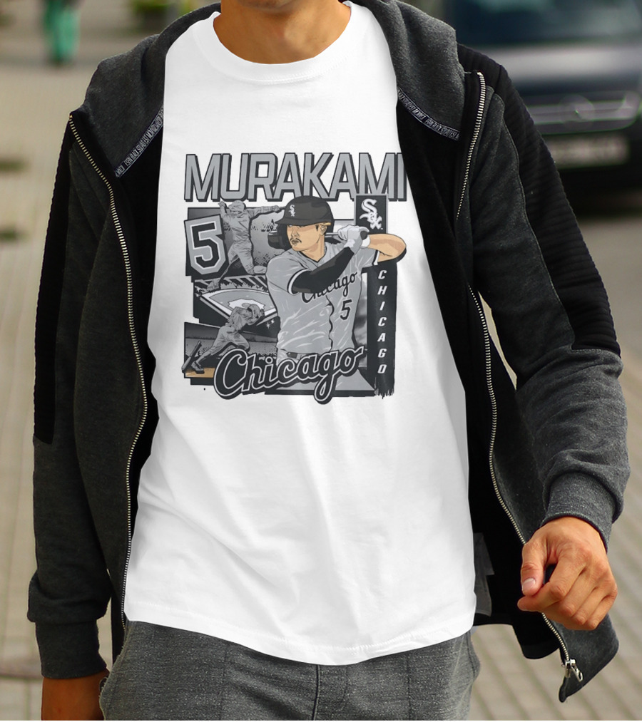 Munetaka Murakami Chicago White Sox 5 Baseball Player Number 5 Chicago White Sox T-Shirt