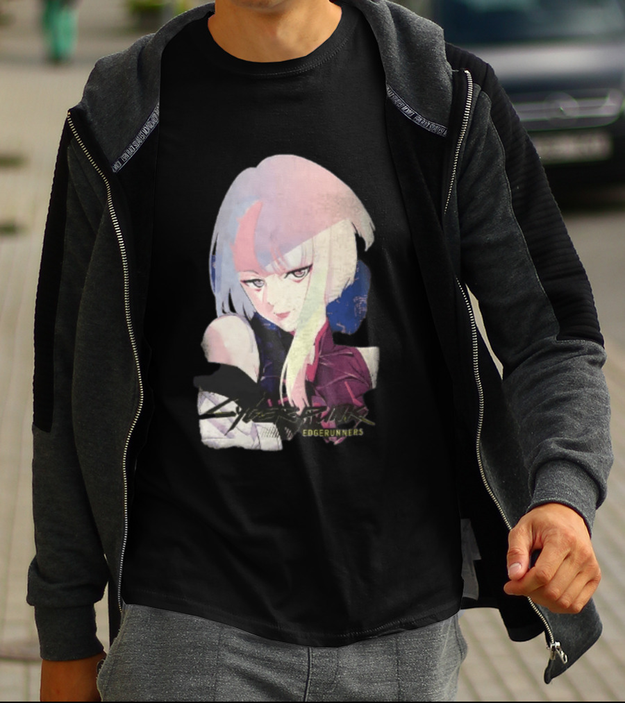 Cyberpunk Edgerunners Lucyna Kushinada Colorful Anime T-Shirt