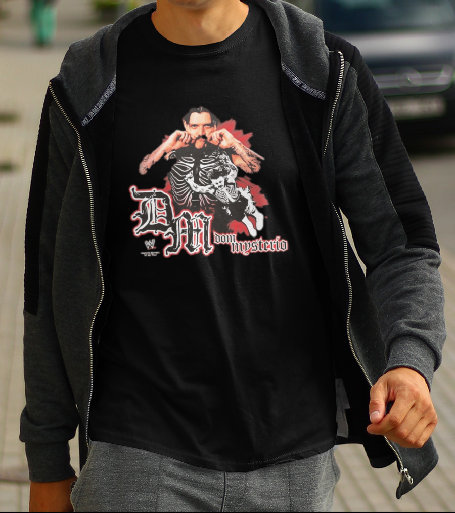 DM Dom Mysterio WWE Skeleton T-Shirt
