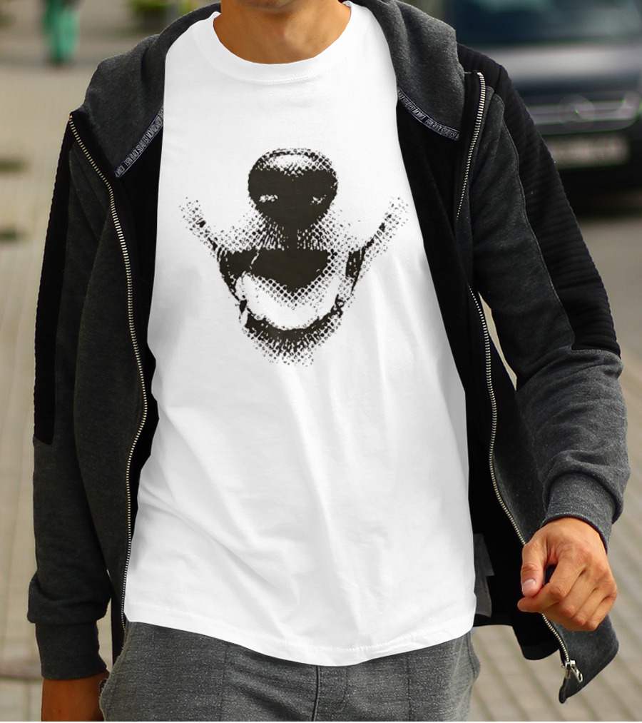 Smiley Neiro Shiba Dotwork T-Shirt