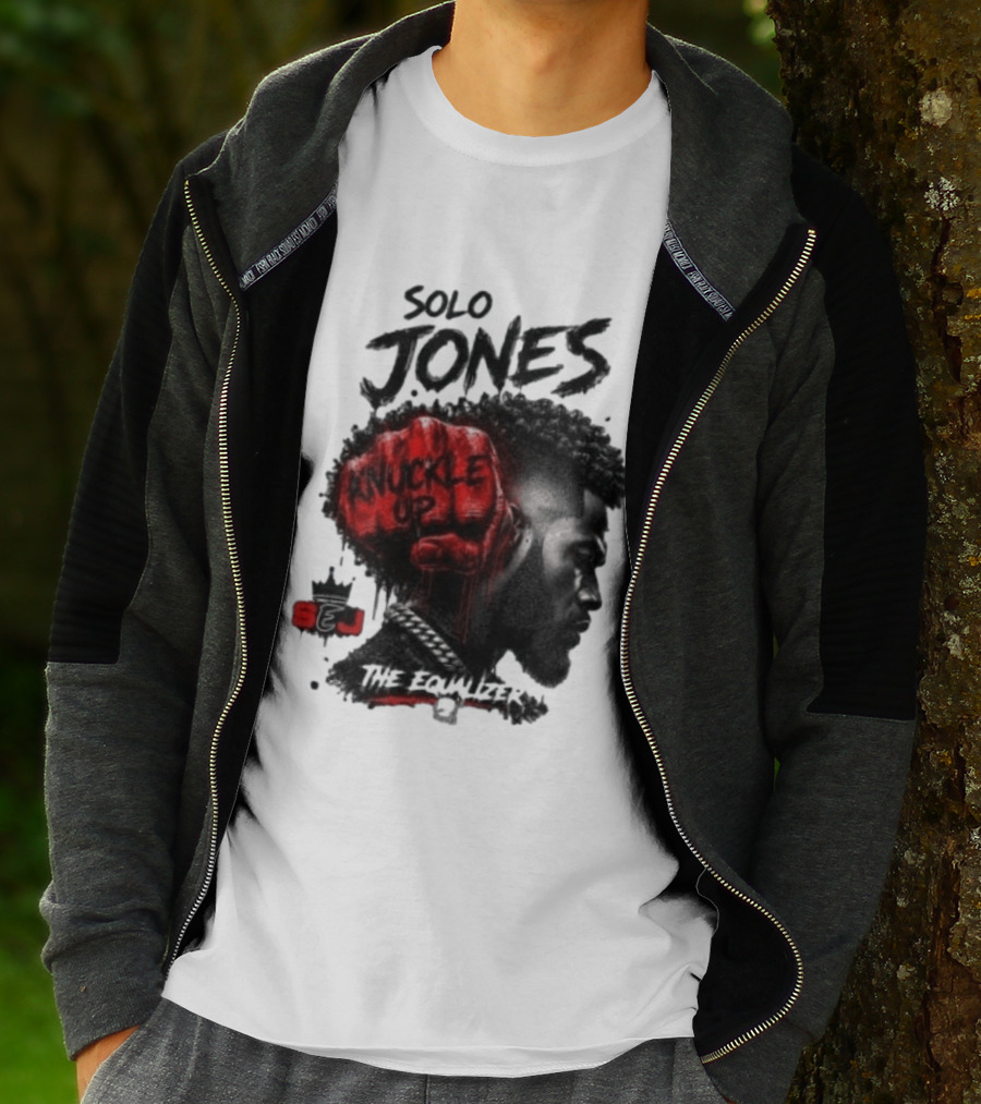 Solo Jones Knuckle Up The Equalizer Red Fist T-Shirt