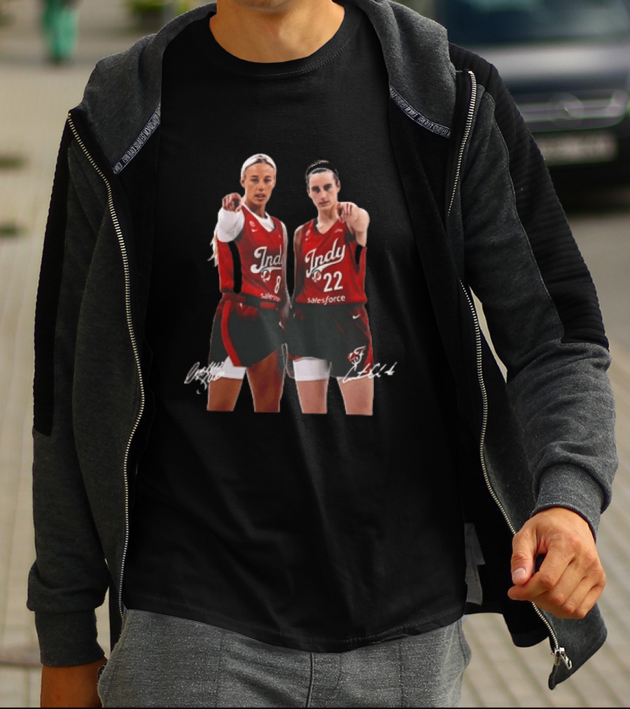 Indy Basketball Players 8 And 22 With Signatures SalesForce T-Shirt
