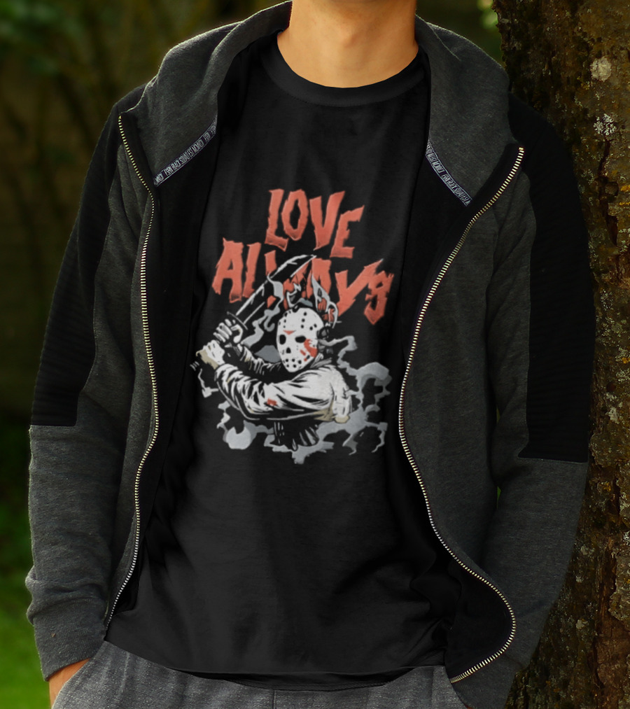 Love Always Jason Voorhees Bloody Machete T-Shirt