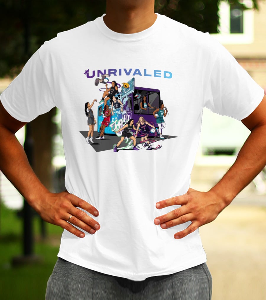 Unrivaled Season 3 Women's Bus Tour Players Uniform Basketball Team T-Shirt