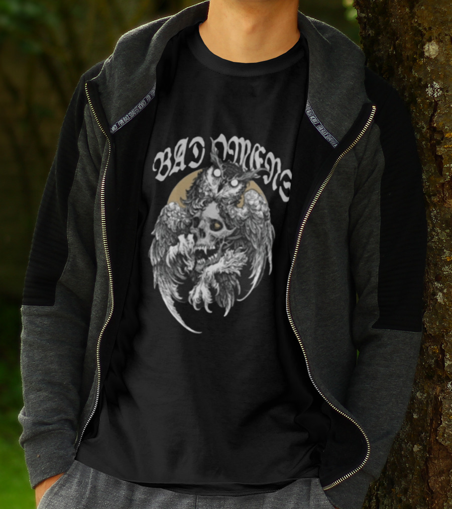 Bad Omens Dying To Love Gothic Owl Skull T-Shirt