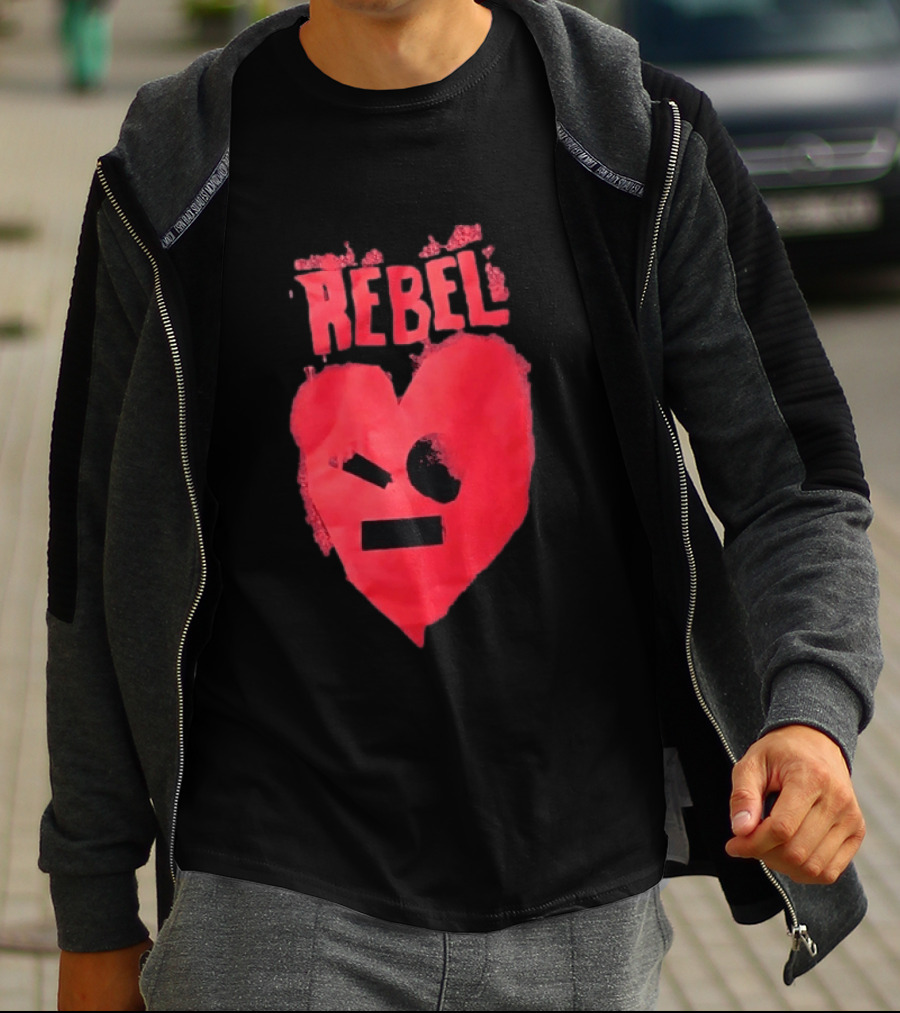 Rebel Heart Spray Paint Street T-Shirt