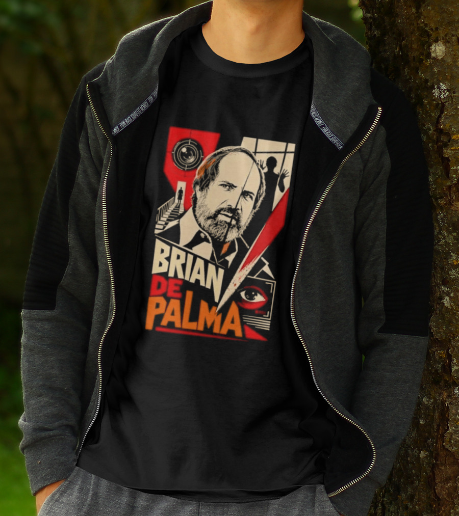 Brian De Palma Cinematic Visionary Red Eye Montages T-Shirt