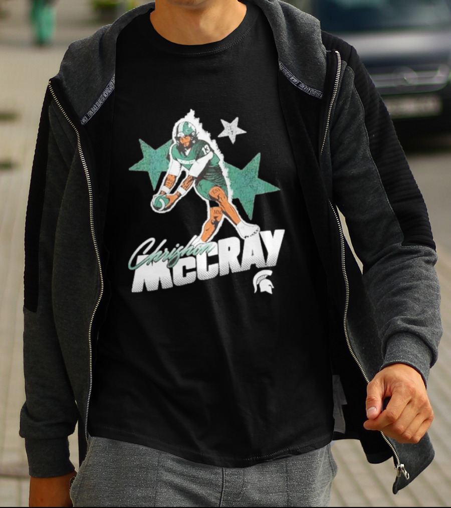 Chrishon McCray Stars Michigan State Spartans Football T-Shirt