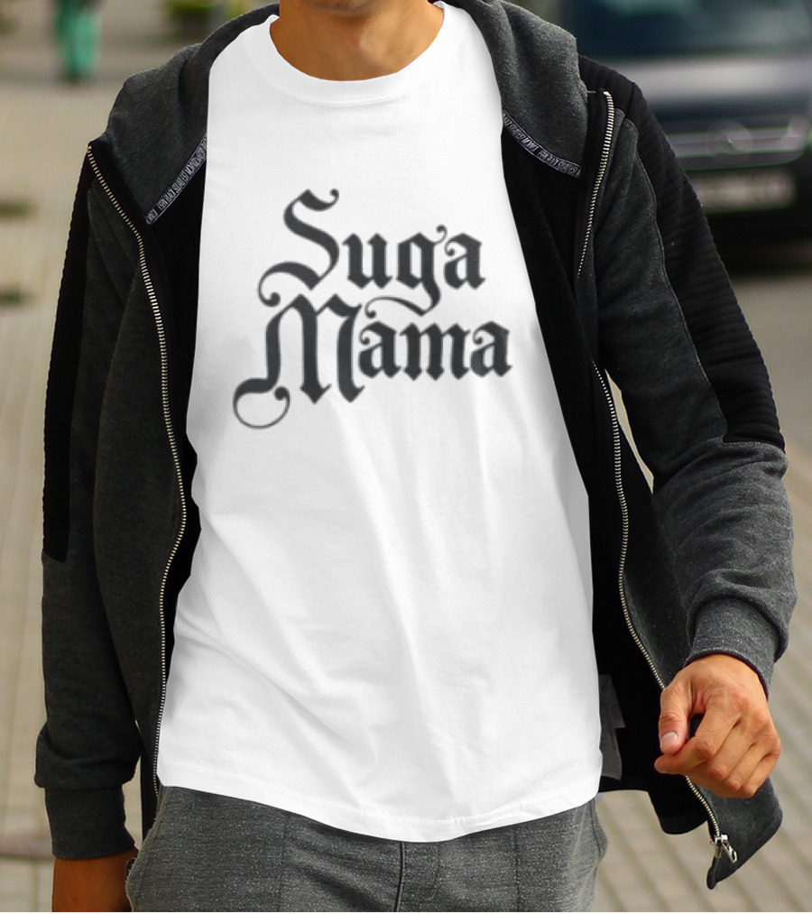 Beyonce Store Suga Mama Cropped Bold Gothic T-Shirt