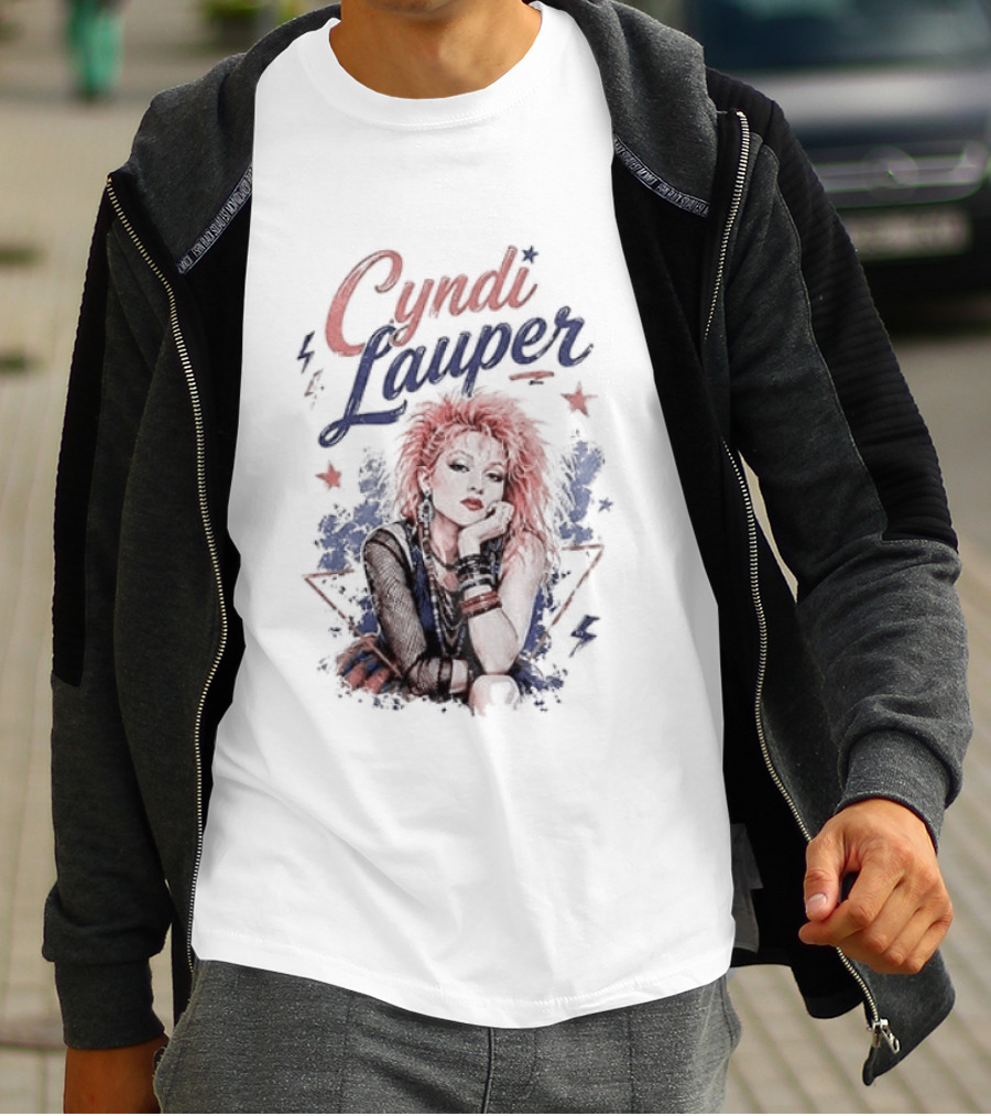 Cyndi Lauper Loud Colors Wild Heart Retro 80s T-Shirt