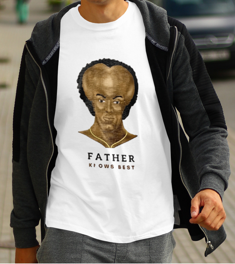 Father Knows Best Yakub Large Heart Shaped Brain T-Shirt