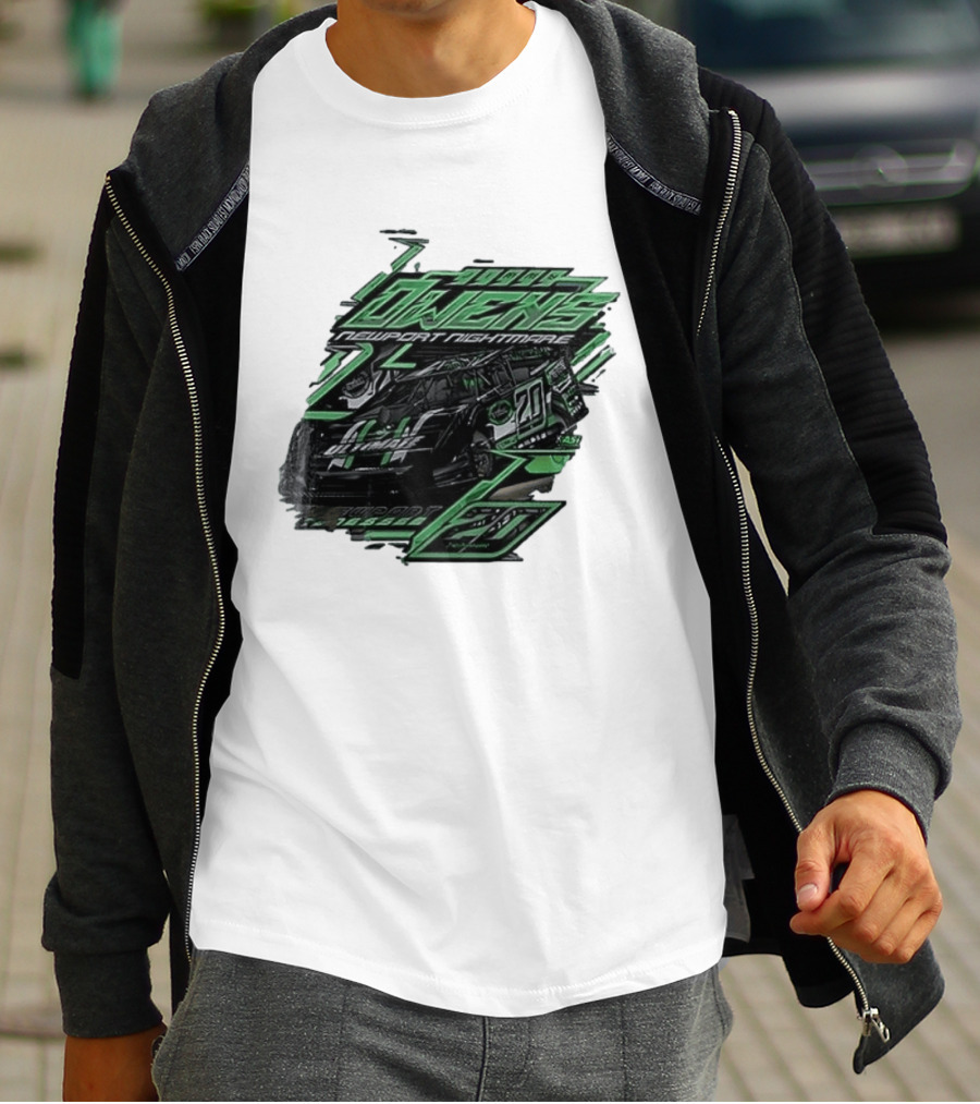 Jimmy Owens Newport Nightmare 20 Car Racing Ultimate 64 Dirt Track 2023 T-Shirt