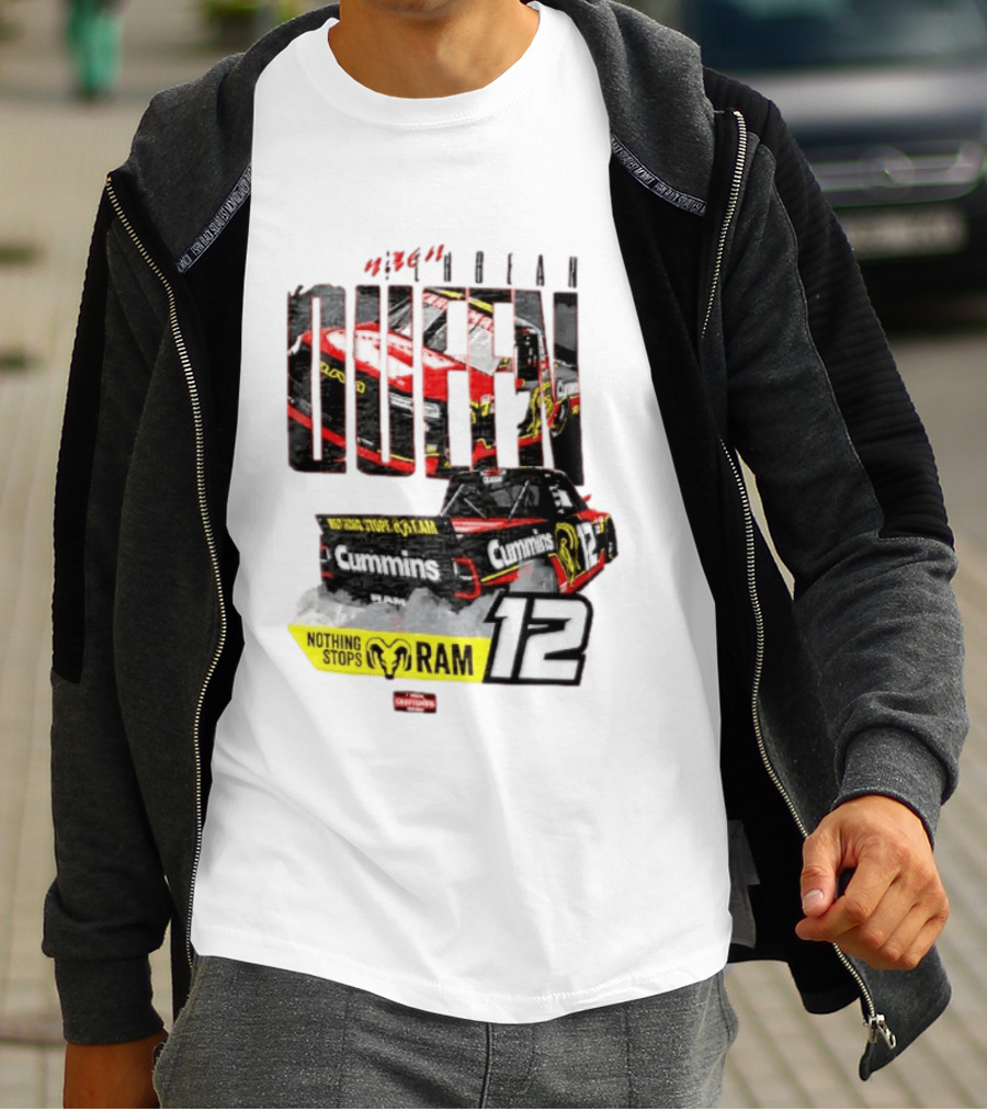 Kaulig Racing Brenden Queen Nothing Stops RAM Cummins 12 NASCAR T-Shirt