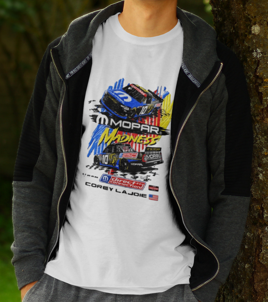 Kaulig Racing Corey LaJoie Mopar Madness 10 Direct Connection NASCAR 2023 T-Shirt