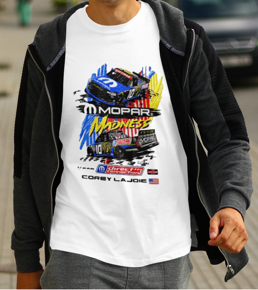 Kaulig Racing Corey LaJoie Mopar Madness 10 Direct Connection NASCAR 2023 T-Shirt
