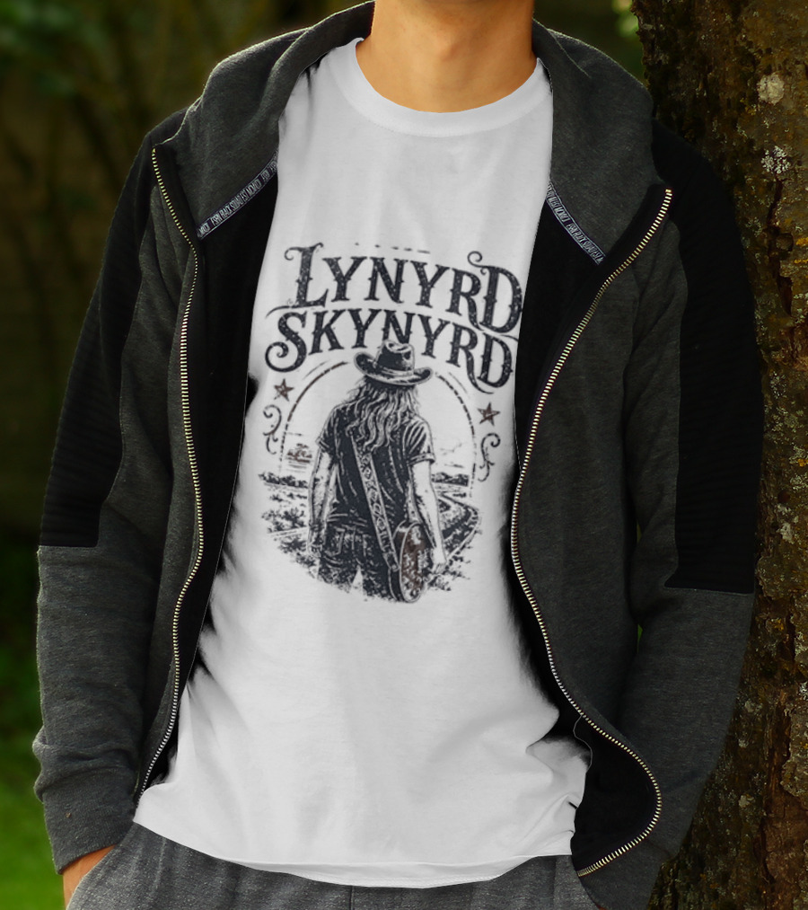 Lynyrd Skynyrd Southern Roads Free Soul Vintage Style Cowboy T-Shirt