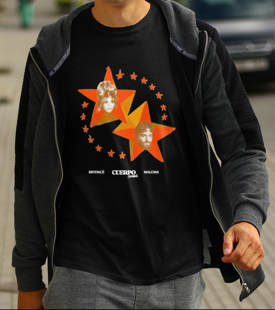 Beyoncé Maluma Cuerpo Tumbao Latin Pop Starry T-Shirt