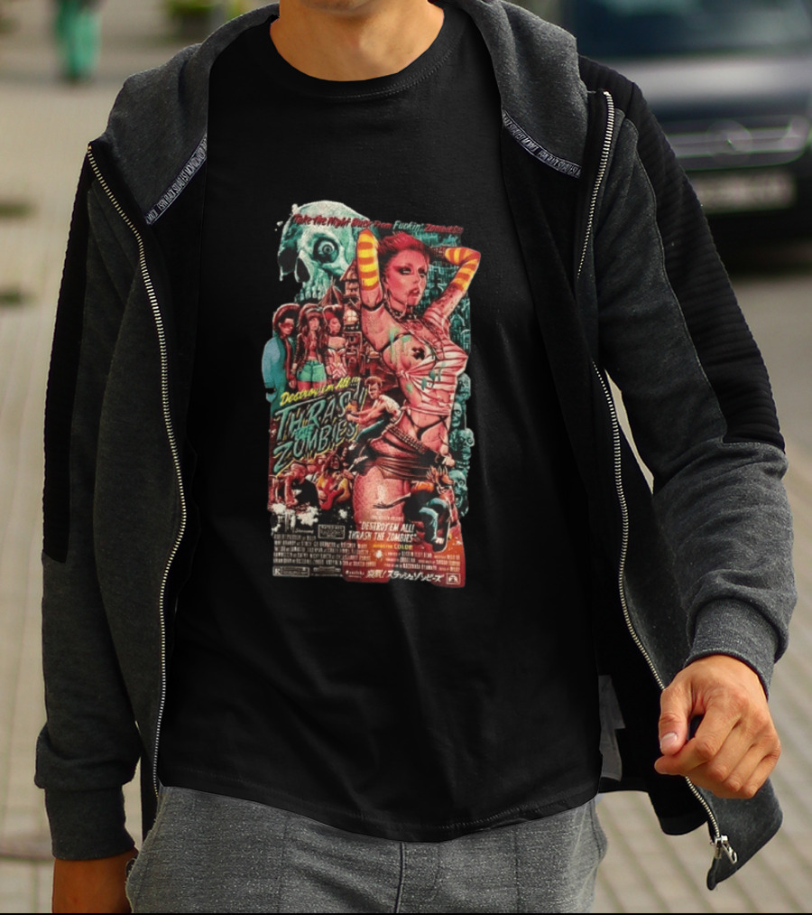 Destroy’em All! Thrash The Zombies T-Shirt