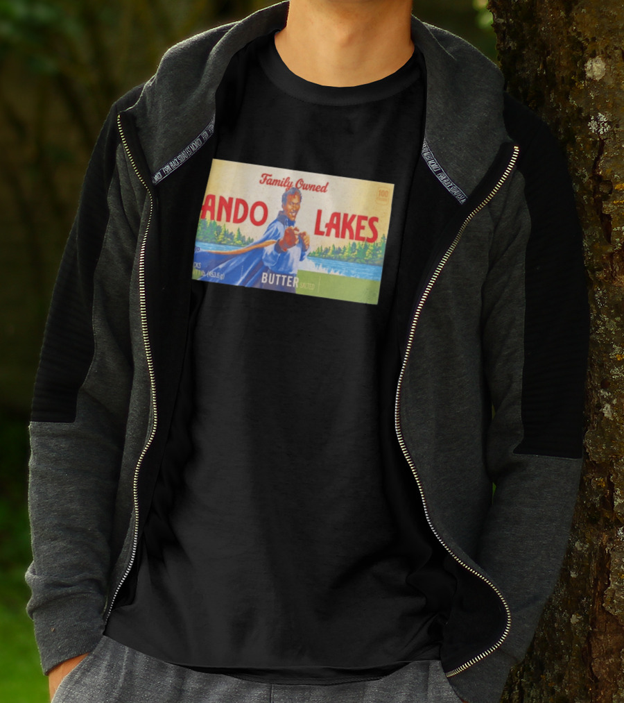 Family Owned Lando Lakes Butter Star Wars Mashup T-Shirt