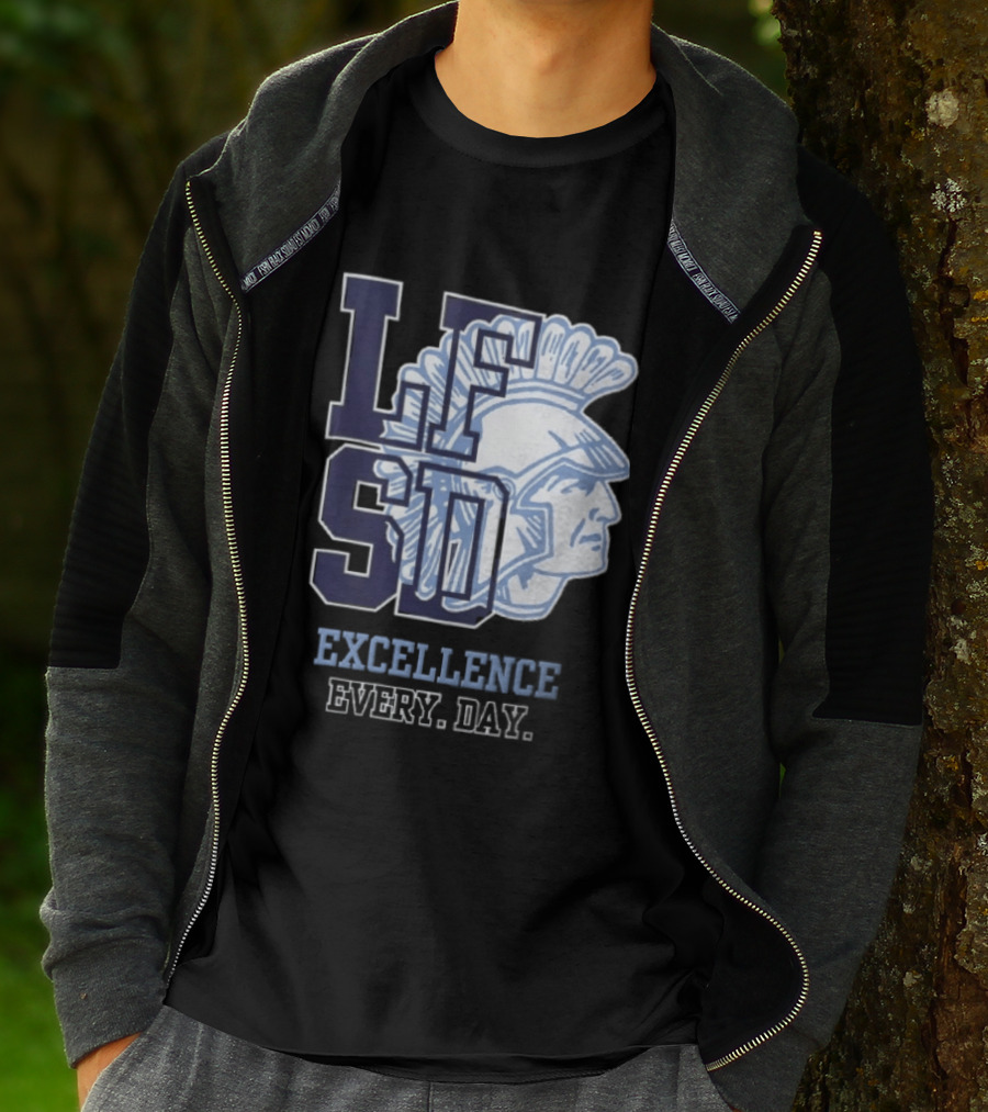 LFSD Trojans Lake Forest School District Excellence Every Day T-Shirt