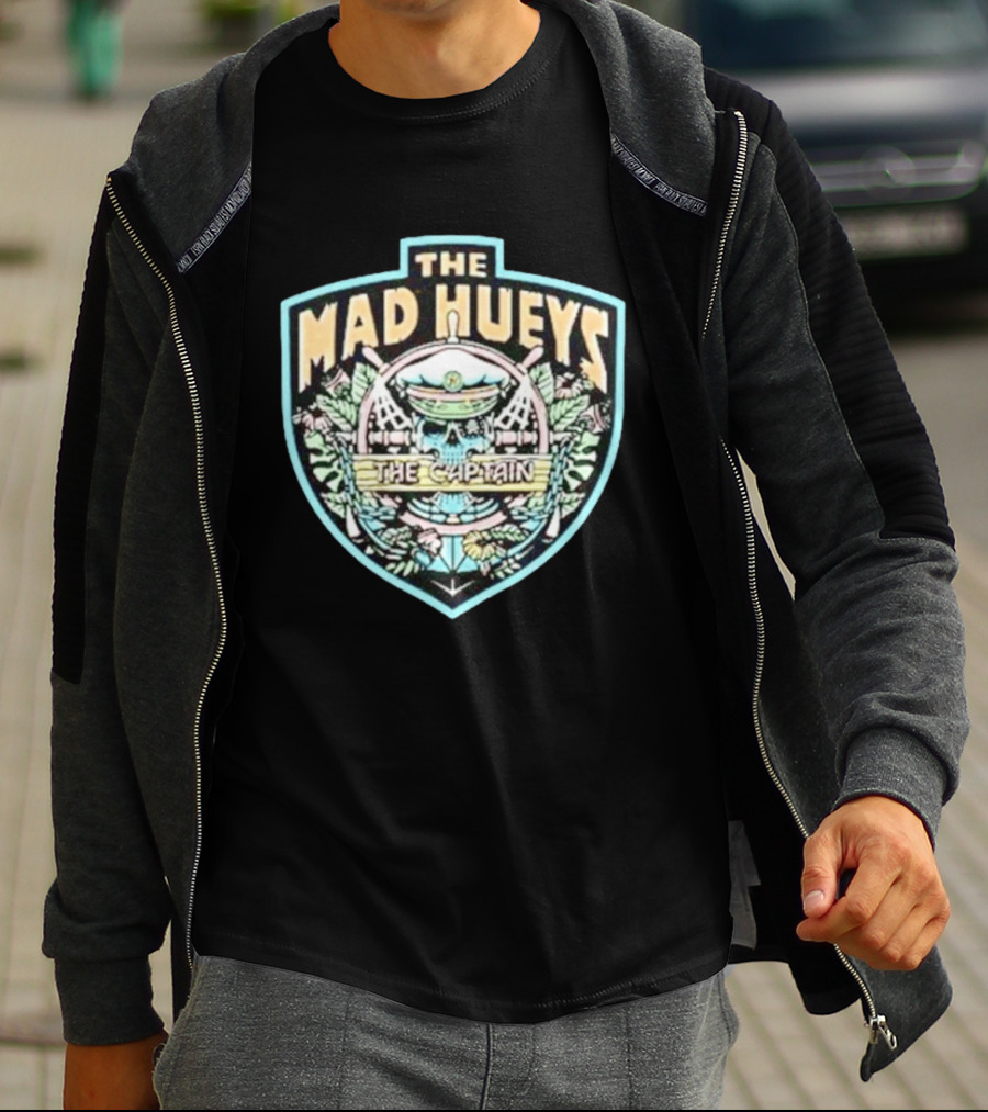 The Mad Hueys The Captain Skull Nautical T-Shirt