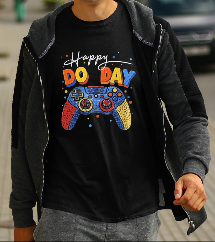 Happy Dot Day Gaming Controller Video Game Celebration T-Shirt