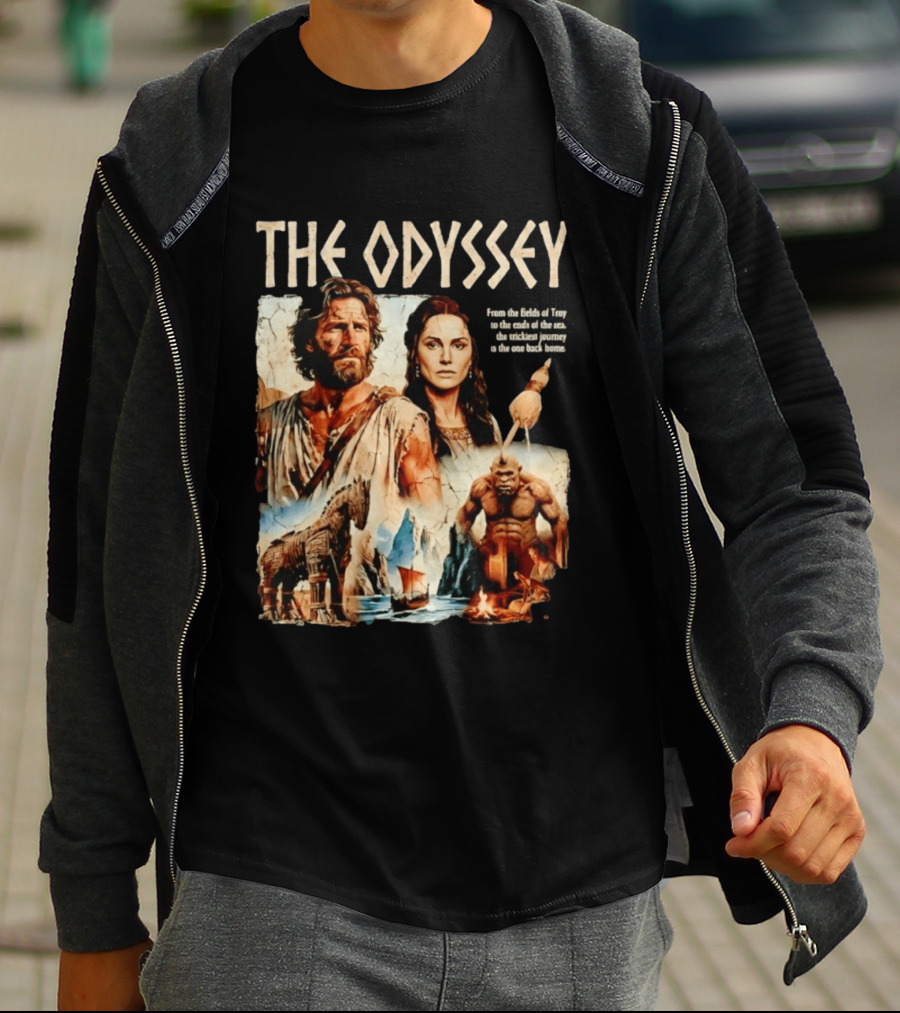 The Odyssey Journey From The Fields Of Troy To The Ends Of The Sea T-Shirt
