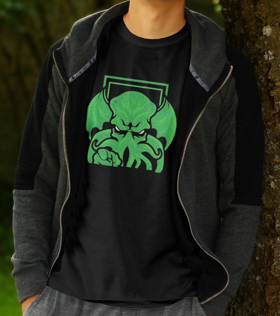 I Want Cthulhu YOU To Obey Commanding Green Creature T-Shirt