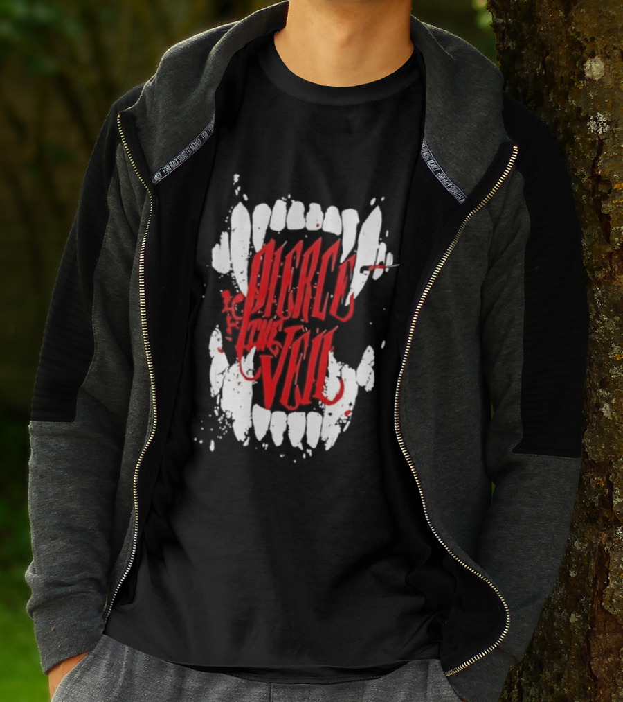 Pierce The Veil Blood Fangs Post Hardcore Band Merch T-Shirt