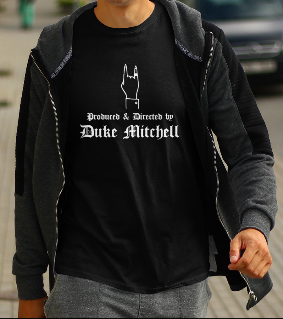 Produced And Directed By Duke Mitchell Cult Cinema Hand T-Shirt