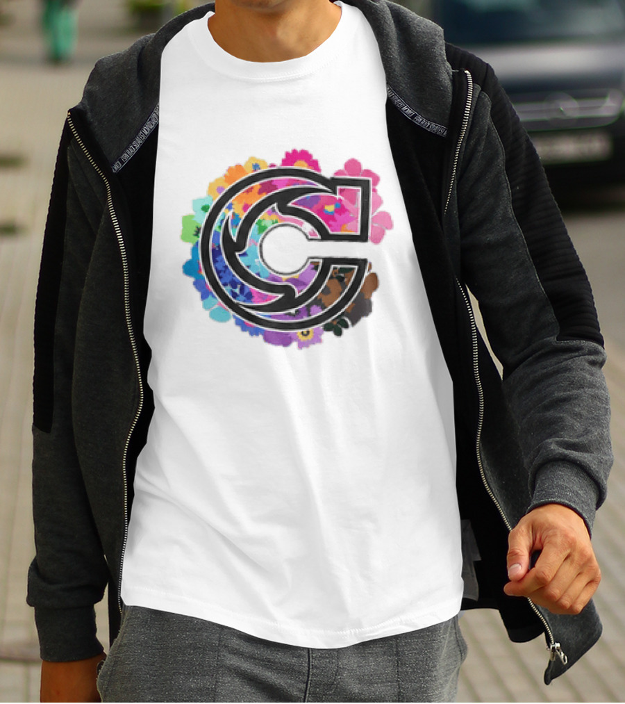 Cincinnati Cyclones 2026 Pride Night Jersey Giveaway Colorful Floral C T-Shirt