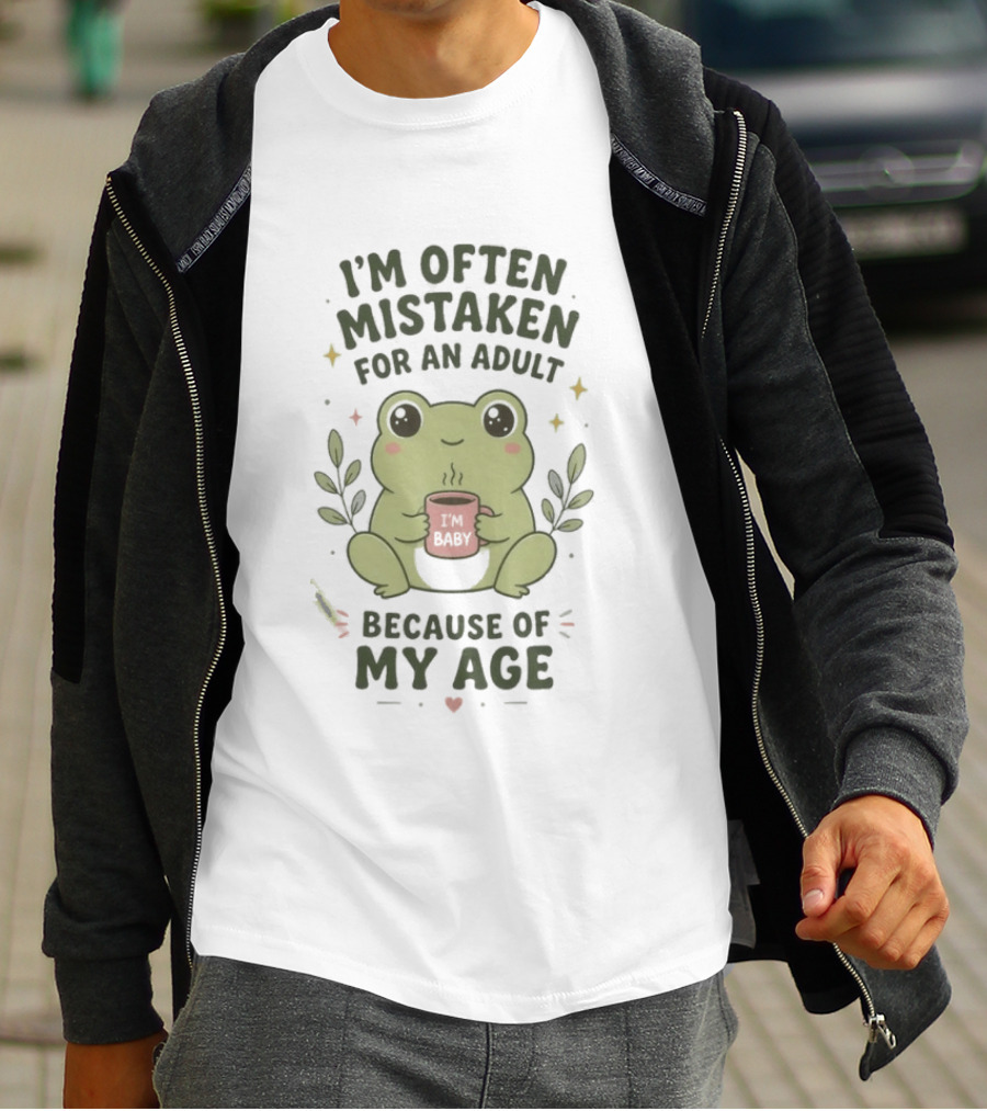 I'm Often Mistaken For An Adult Baby Frog Because Of My Age T-Shirt
