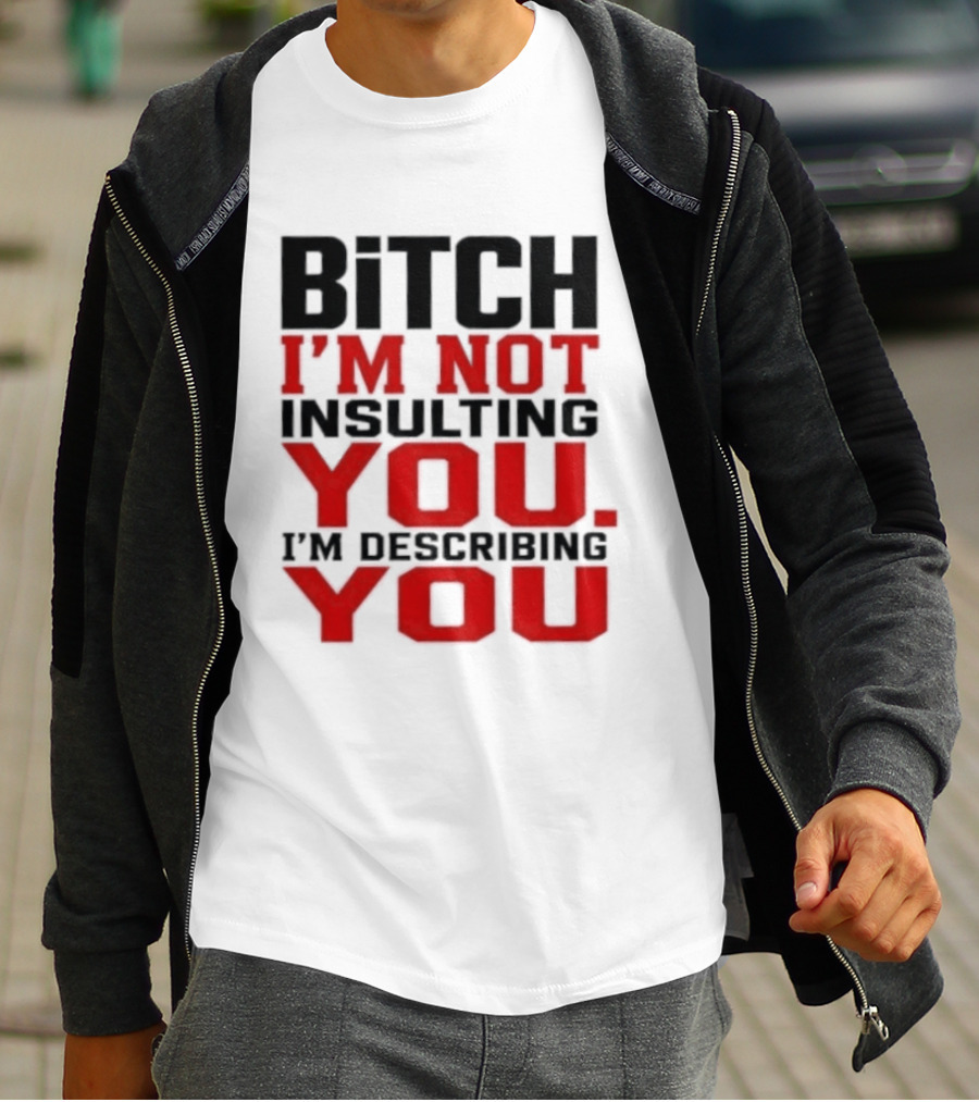 Bitch I'm Not Insulting You I'm Describing You T-Shirt