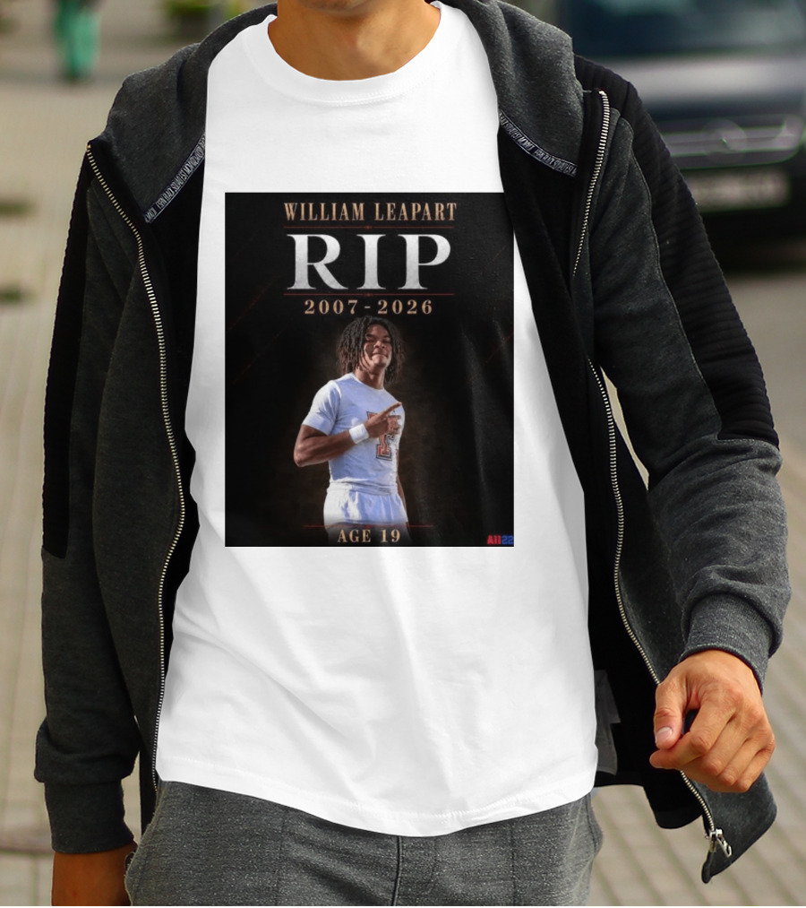 William Leapart RIP 2007 2026 Age 19 T-Shirt