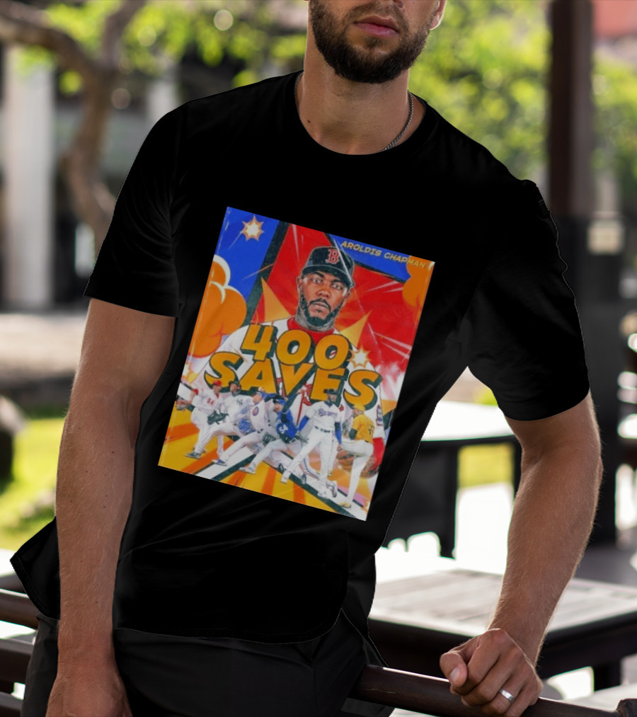 Aroldis Chapman MLB 400 Saves Record Pitcher Highlights T-Shirt
